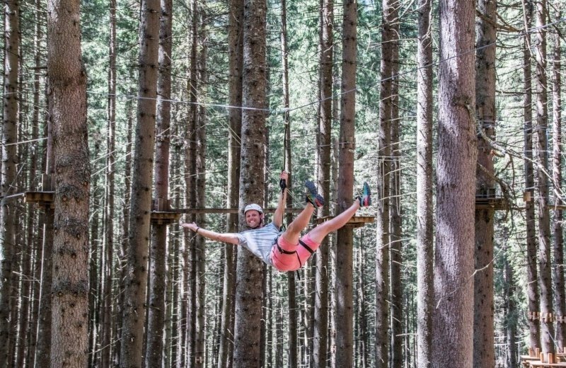 Hochseilgarten und Flying Fox in Gerlos
